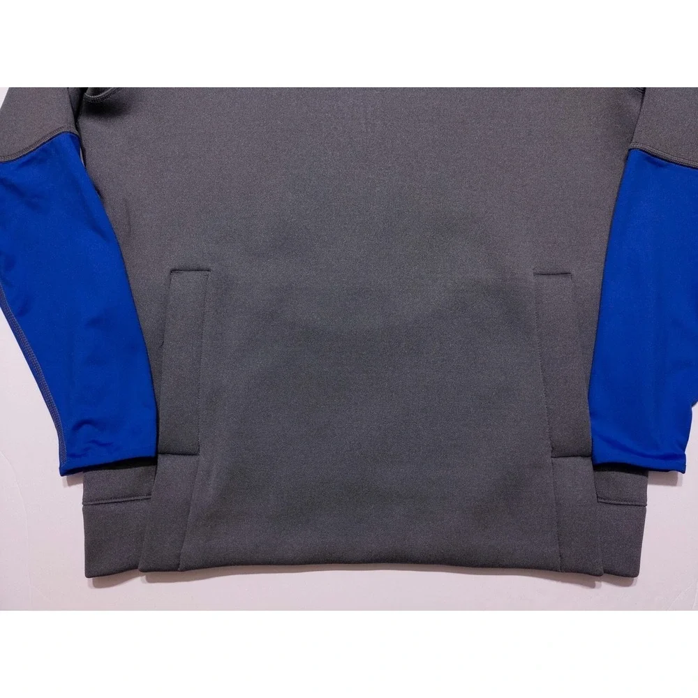 NIKE Men's Therma Heavy Hoodie CI4406 Gray‎ Blue Large L